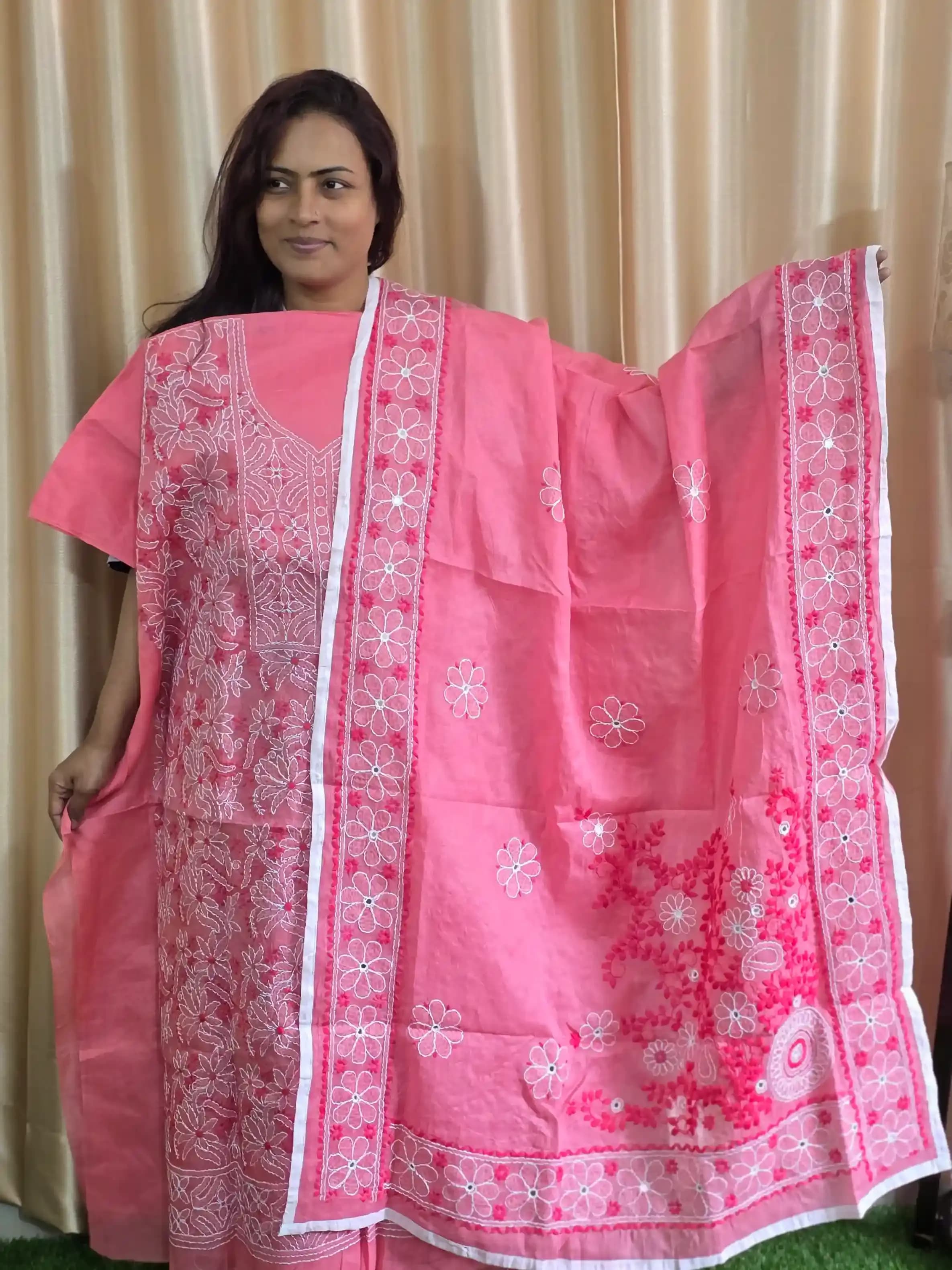 Soft Pink Color Unstitch 2Pcs