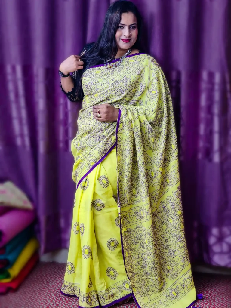 Lemon-Green cotton saree online, buy cotton saree in Bangladesh, pure cotton handloom saree, daily wear saree, Magenta summer saree, bengali cotton sari, cotton saree shop dhaka, lightweight saree for women, soft cotton saree bangladesh