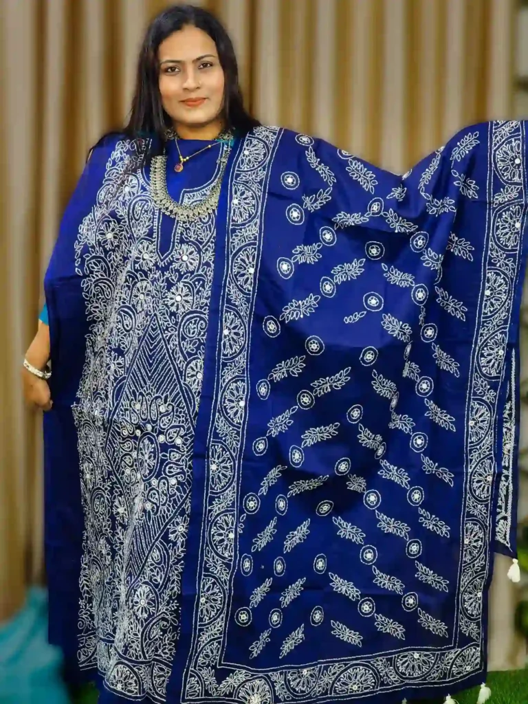 ✅ Elegant Pure White Handloom Cotton Dress for Women – Stylish & Handmade with Love