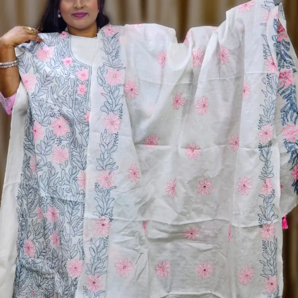 white cotton dress bangladesh, buy cotton dress online, handloom cotton kurti, summer cotton outfit, artisan-made cotton clothing, eco fashion, boho white cotton dress, breathable cotton dress for women, slow fashion bangladesh