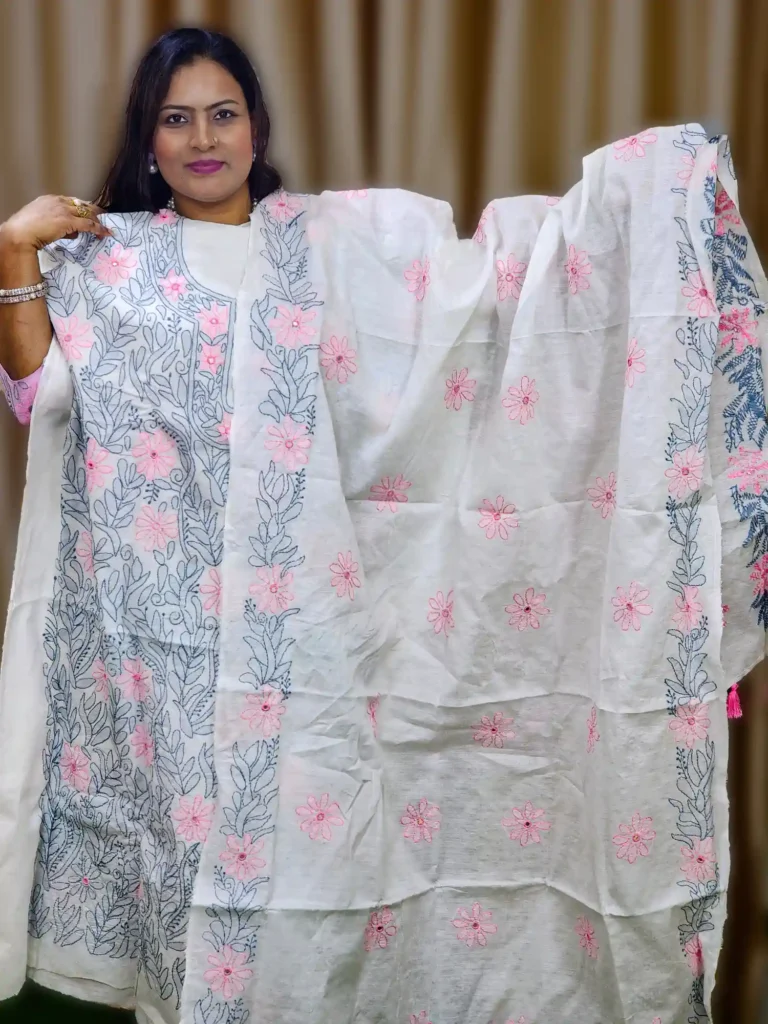 white cotton dress bangladesh, buy cotton dress online, handloom cotton kurti, summer cotton outfit, artisan-made cotton clothing, eco fashion, boho white cotton dress, breathable cotton dress for women, slow fashion bangladesh