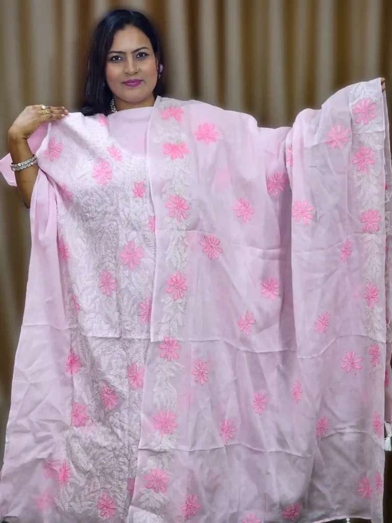 Baby Pink cotton dress bangladesh, buy cotton dress online, handloom cotton kurti, summer cotton outfit, artisan-made cotton clothing, eco fashion, boho white cotton dress, breathable cotton dress for women, slow fashion bangladesh