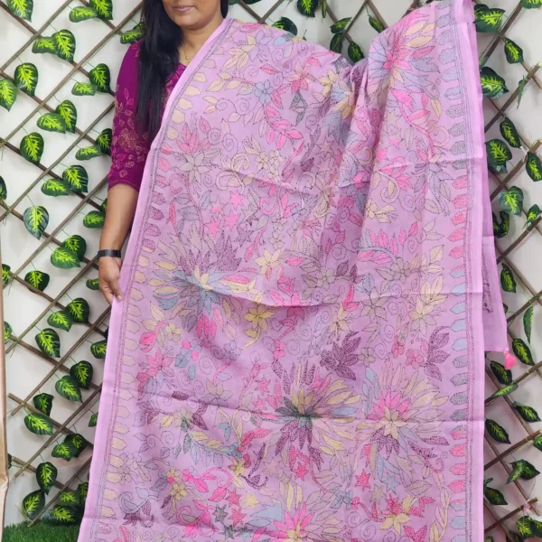 Cotton Pride Hand Embroidery Orna – Made by Women Artisans of Bangladesh
