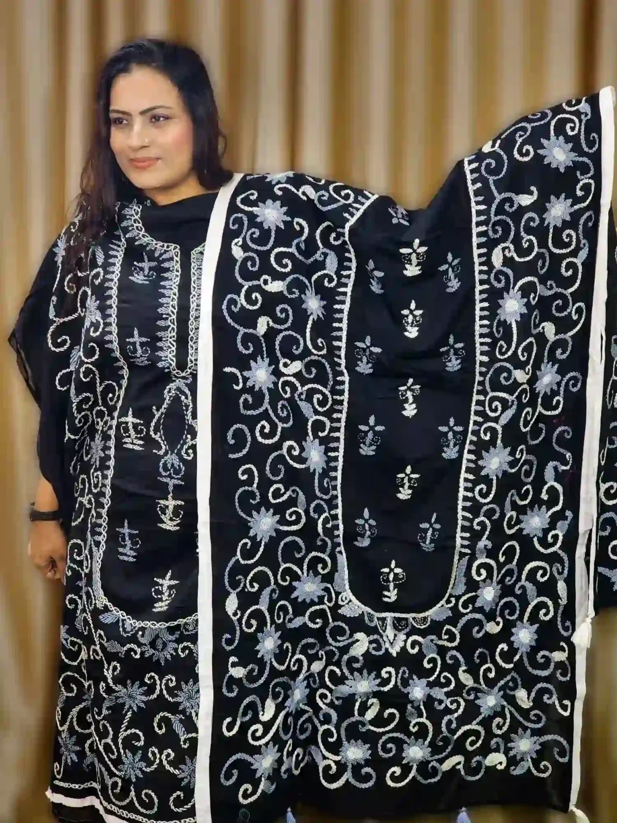 Elegant Pure White Handloom Cotton Dress for Women – Stylish & Handmade with Love