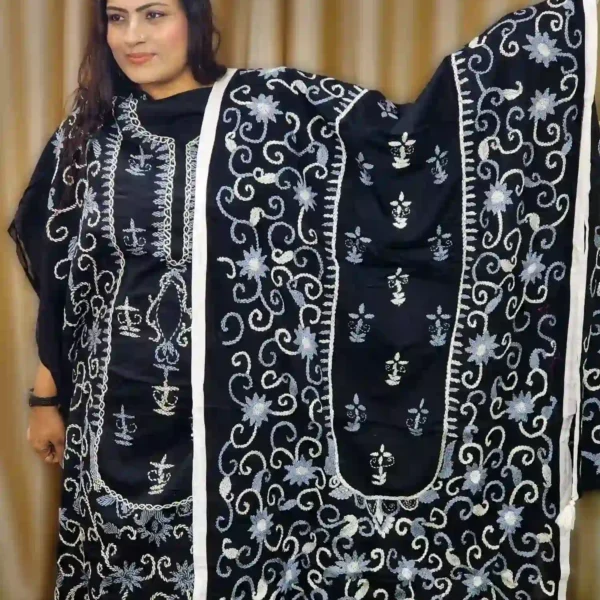 Elegant Pure White Handloom Cotton Dress for Women – Stylish & Handmade with Love