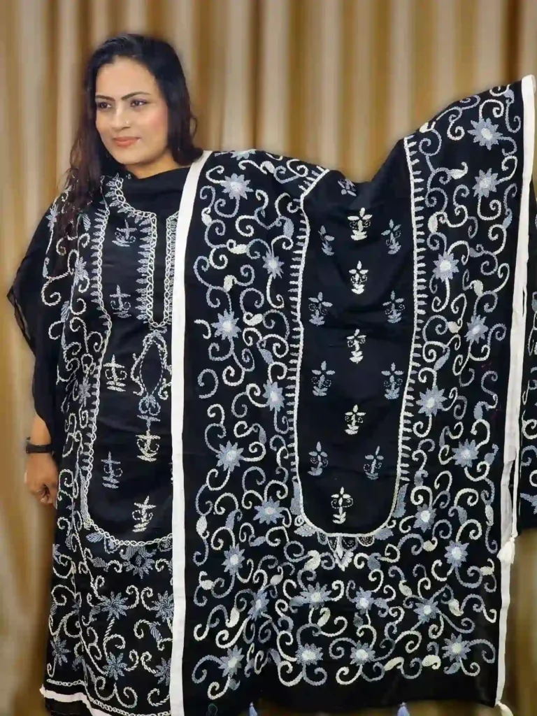 Elegant Pure White Handloom Cotton Dress for Women – Stylish & Handmade with Love