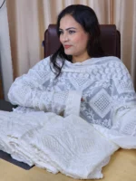 Designer White Orna For Gift - Borfi Design