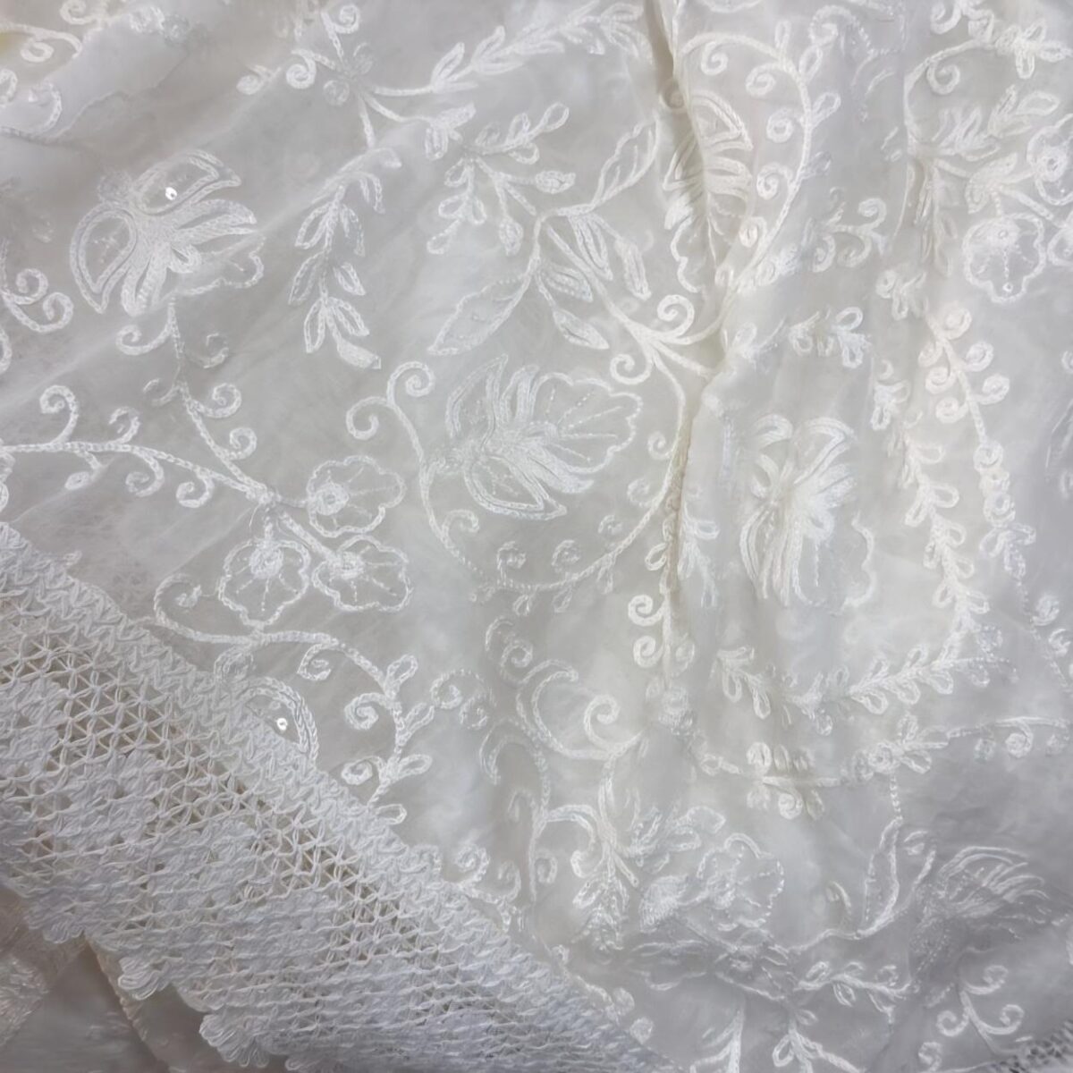 Elegant White Orna - Mayajal Design - Image 4