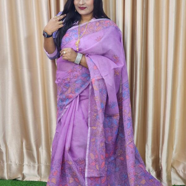 Premium quality Half Silk Saree with hand embroidery. Perfect for weddings, parties & gifts. Shop exclusive Bangladeshi half silk saree online.