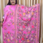 Pink Handwoven Cotton Unstitched Dress AR Unique