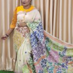 Pure Tossor Kantha Work Designer Saree-AR Unique