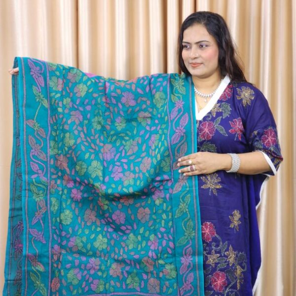 Premium Hand Made Peacock-Blue Orna-Bd