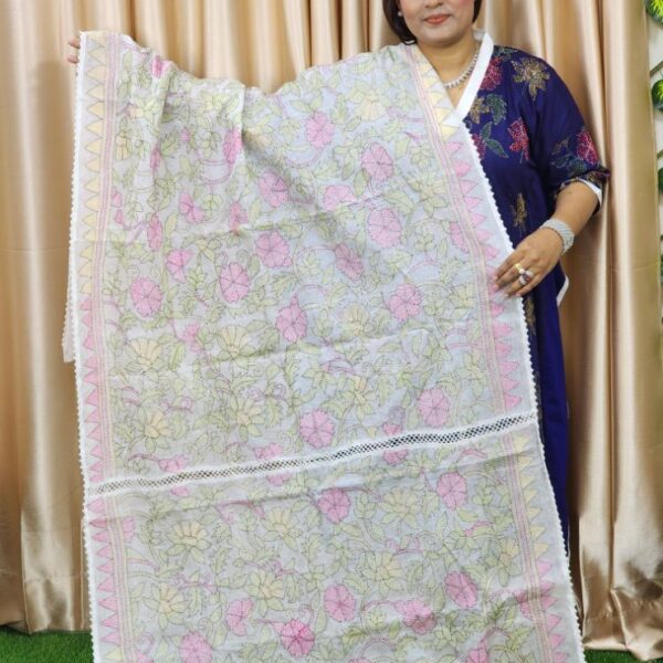 Kantha Work New  Orna Design-Off White