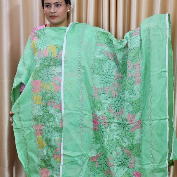 Exclusive Kantha Work Unstitch Dress-Ar Unique