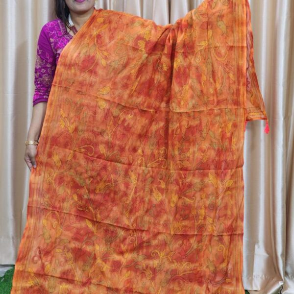 Cotton Elegance Orange Orna- Ar Unique
