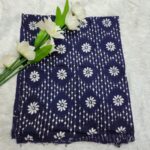 Navi Blue Elegant Blouse Piece