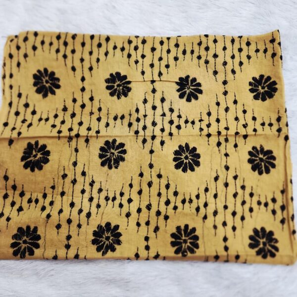 Handwork Blouse Piece Brown Colour