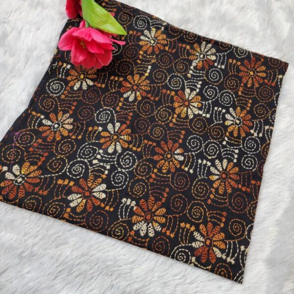 Premium Handwork Blouse Piece Black