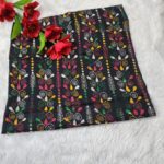 Handwork Blouse Piece-Color Black