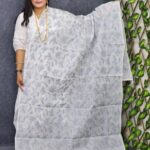 “Pure cotton white orna – a perfect gift for elders