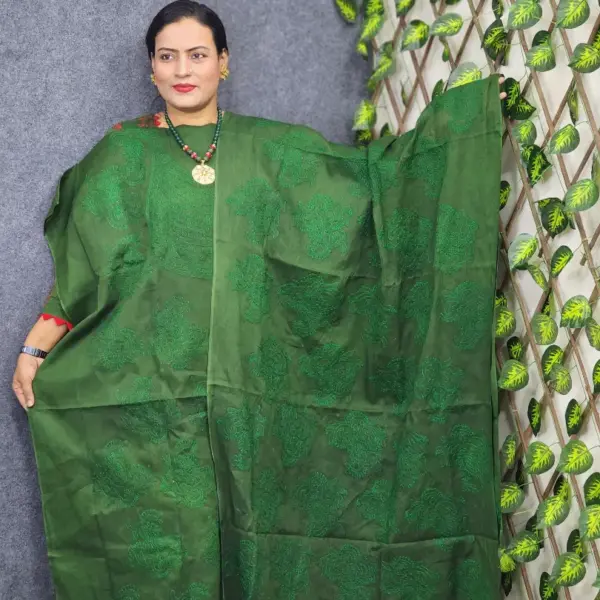 Buy Green Kantha Work Dress for Women