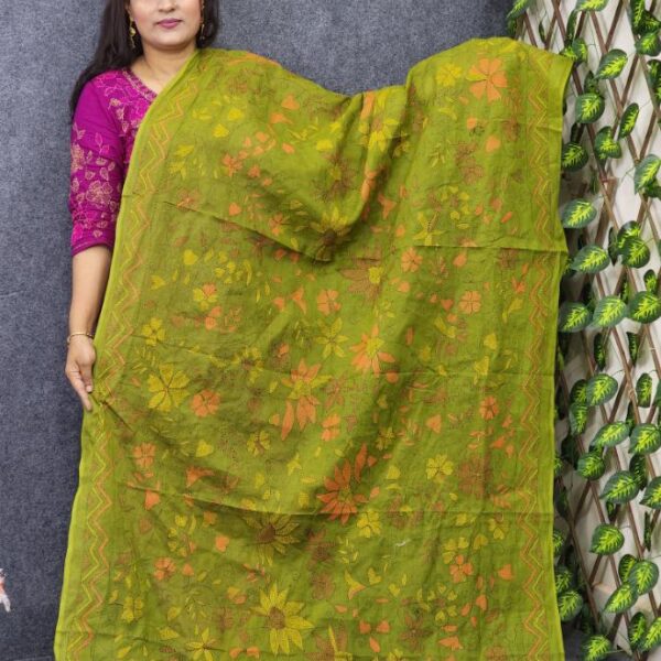 Olive green suti orna