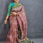 Digital Print Silk Saree
