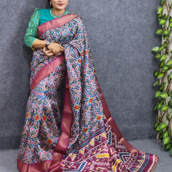 Imported Digital Print Saree — Affordable Luxury