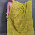 Hand Work Lemon Green Orna For Gift Elder