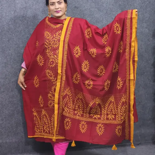 Premium Merun Unstitch 2pcs Set