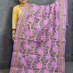 Hand Work Purple Orna Latest Design
