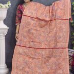 Kantha Work Cotton Orna - Misty Color