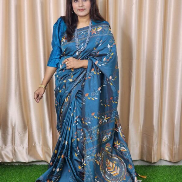 Hater Kajer Silk Saree On Offer Price