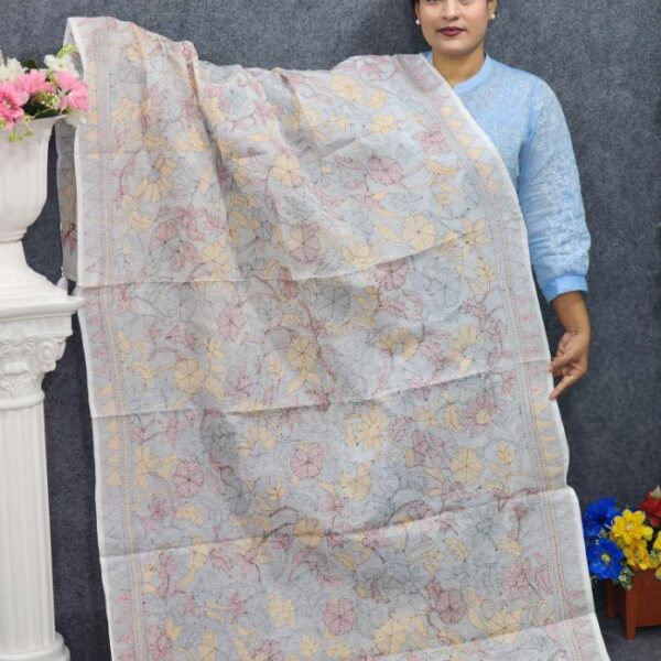 হাতের সেলাইয়ের তৈরী সুতি ওড়না