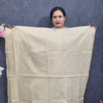 অফ হোয়াইট রঙের হাতের কাজের জামা