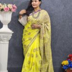 Women Wear Lucknow Cotton Saree