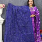 Kantha Stitch Orna-Blue Color