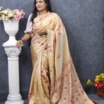 Exclusive Golden Color Silk Saree