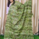 Pride Cotton Ti-Di Hand Work Orna-Olive Green