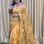 Bangi Color Hater Kajer Saree