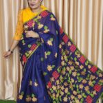 Blue Hater Kajer Suti Saree