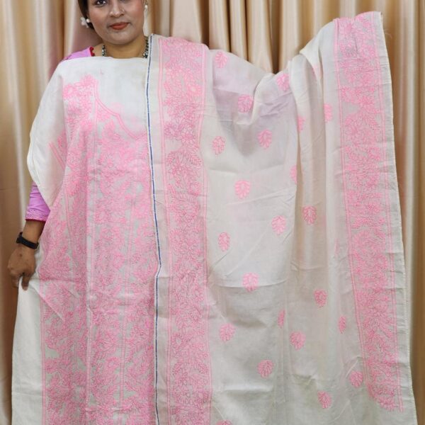 Off-White Dress Adi Cotton