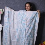 Designer Party Dress On Moslin