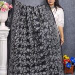 Black and White Cotton Orna Design