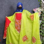 Gujrati Cotton Unstitch Dress-For Women