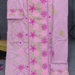 Purple Color Unstitch Dress For Gift