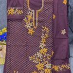 Coffee Meroon Dress Give For Women