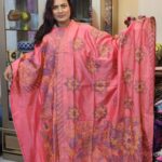 Tossor Silk Unstitc Dress On Misty Color